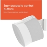 Vogels Wall mount | Speaker Wall Mount for Sonos Era 300 | Tilt, rotate | Maximum weight (capacity) 7 kg | White