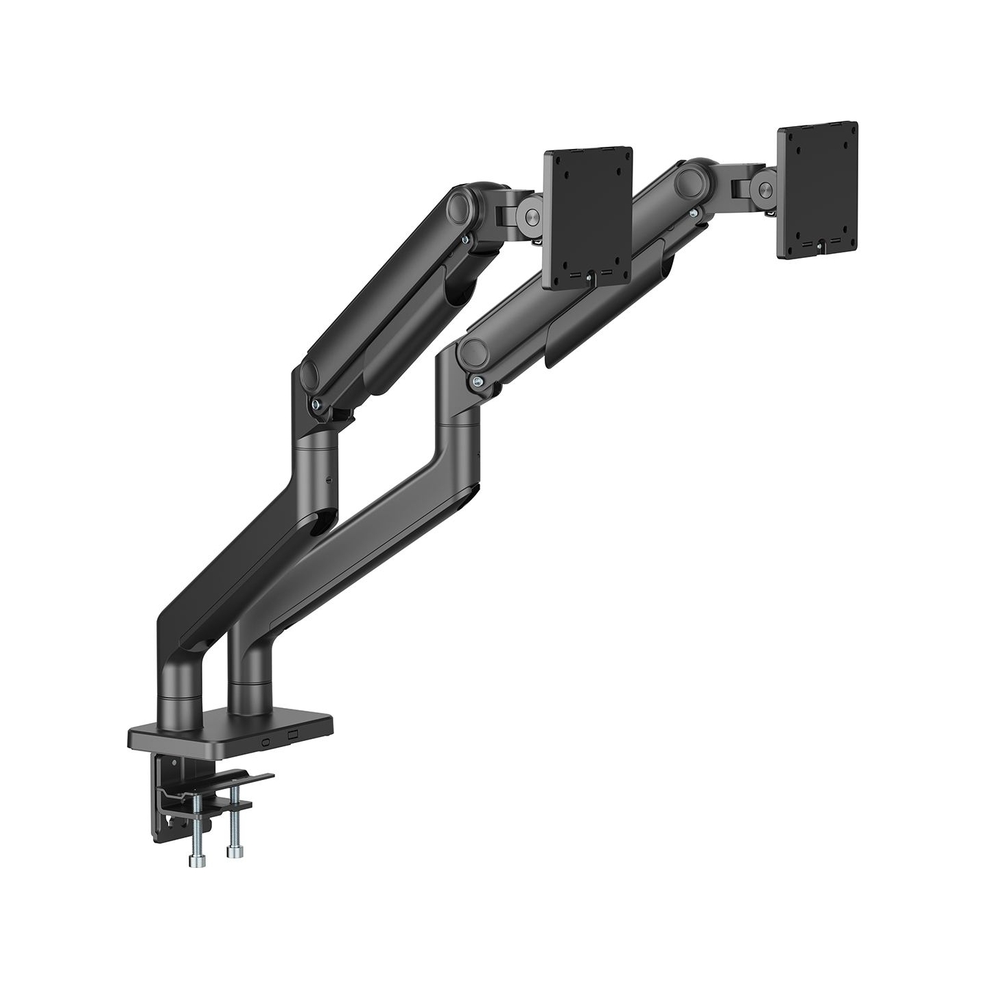 Digitus Desk Mount | Height, tilt, rotation, depth, pivot | Dual Monitor Mount | 2x 45 " | Maximum weight (capacity) 2x 20 kg | 