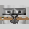 Digitus Desk Mount | Height, tilt, rotation, depth, pivot | Dual Monitor Mount | 2x 45 " | Maximum weight (capacity) 2x 20 kg | 