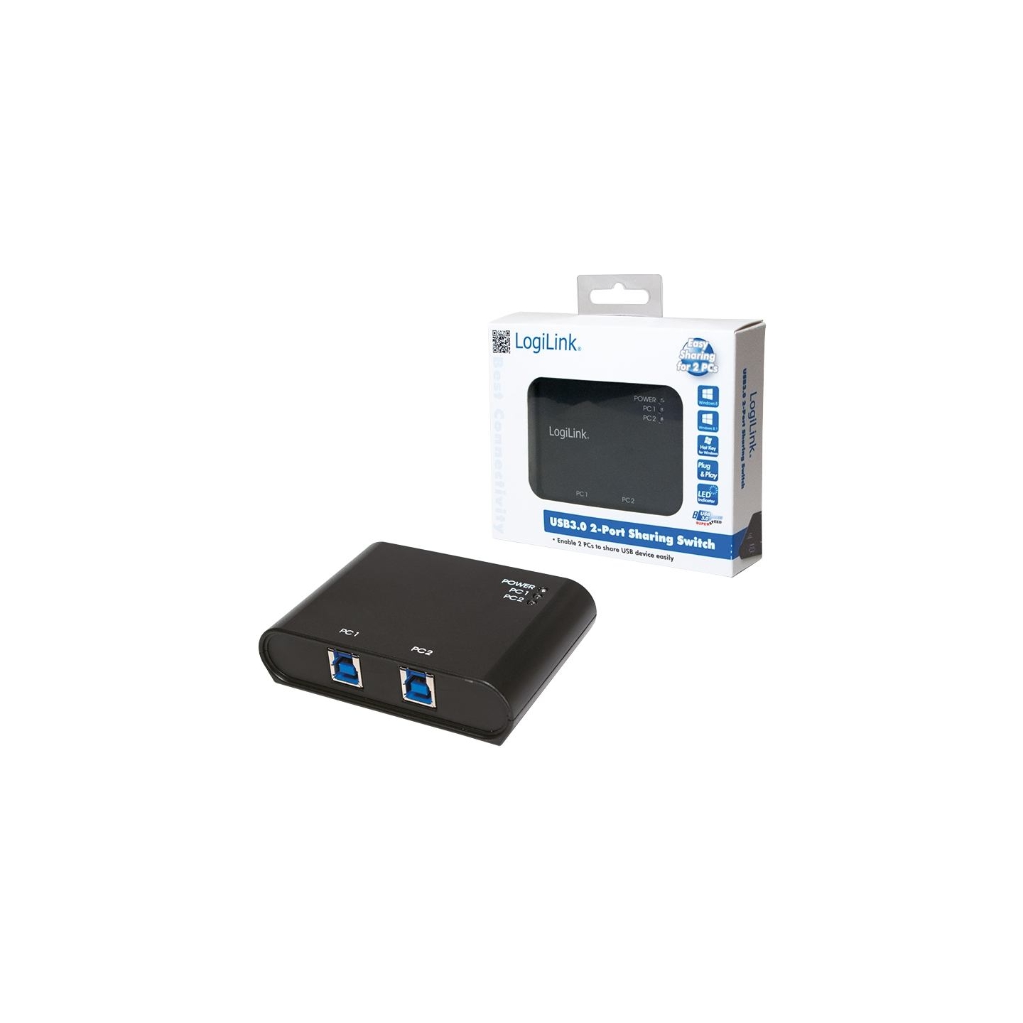 Logilink | USB 3.0 Switch 2-Port | UA0216