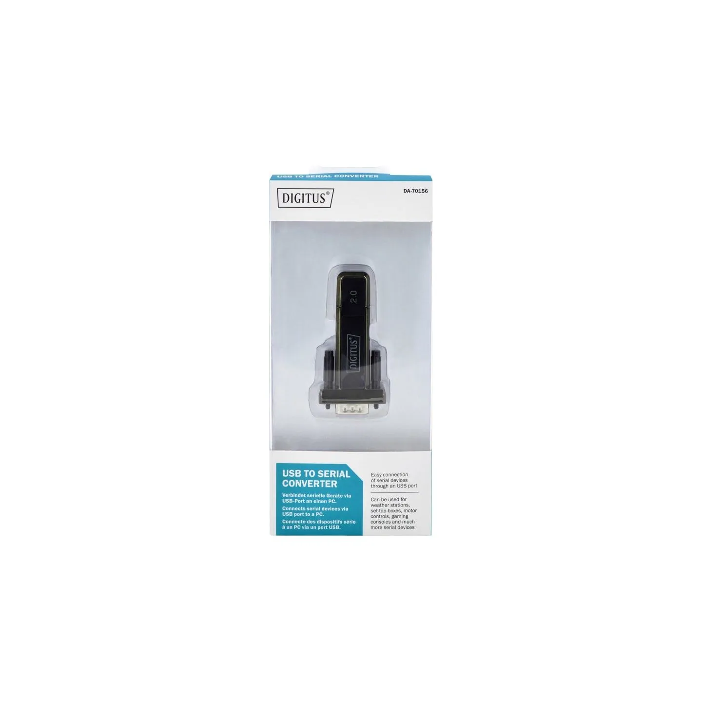 Digitus | DA-70156, USB 2.0 to Serial adapter | RS232 | USB 2.0