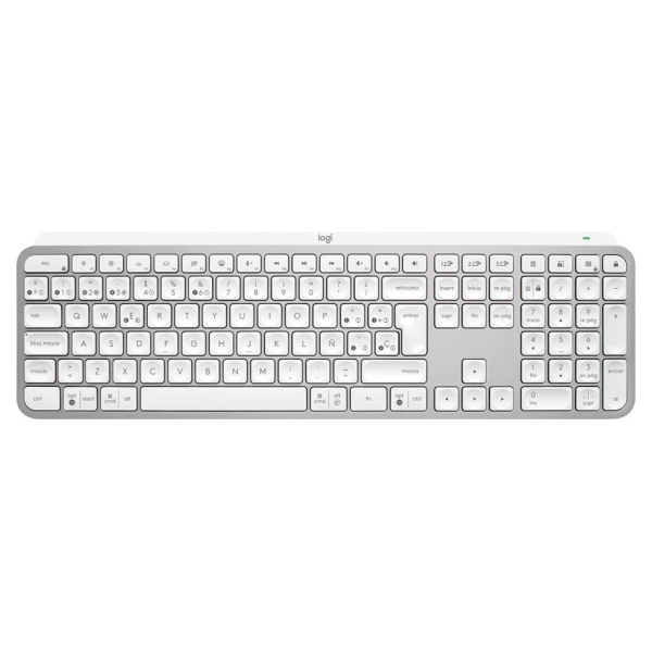 Logitech MX Keys S Bluetooth Illuminated Keyboard - PALE GREY - NORDIC