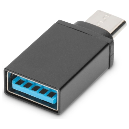 Digitus | USB Type-C adapter, type C to A M/F, 3A, 5GB, 3.0 Version | AK-300506-000-S | Plug USB C | Jack USB A
