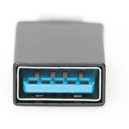 Digitus | USB Type-C adapter, type C to A M/F, 3A, 5GB, 3.0 Version | AK-300506-000-S | Plug USB C | Jack USB A