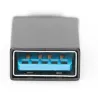 Digitus | USB Type-C adapter, type C to A M/F, 3A, 5GB, 3.0 Version | AK-300506-000-S | Plug USB C | Jack USB A
