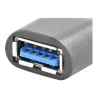 Digitus | USB Type-C adapter, type C to A M/F, 3A, 5GB, 3.0 Version | AK-300506-000-S | Plug USB C | Jack USB A