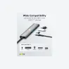 Goobay Slim 4-Port USB Hub, USB-C to USB-C/USB-A, 5 Gbit/s | 76562