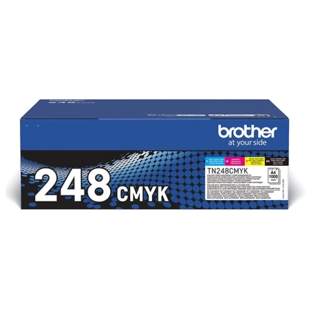 Brother TN248VAL TONER PACK BLACK+CMY 1000P