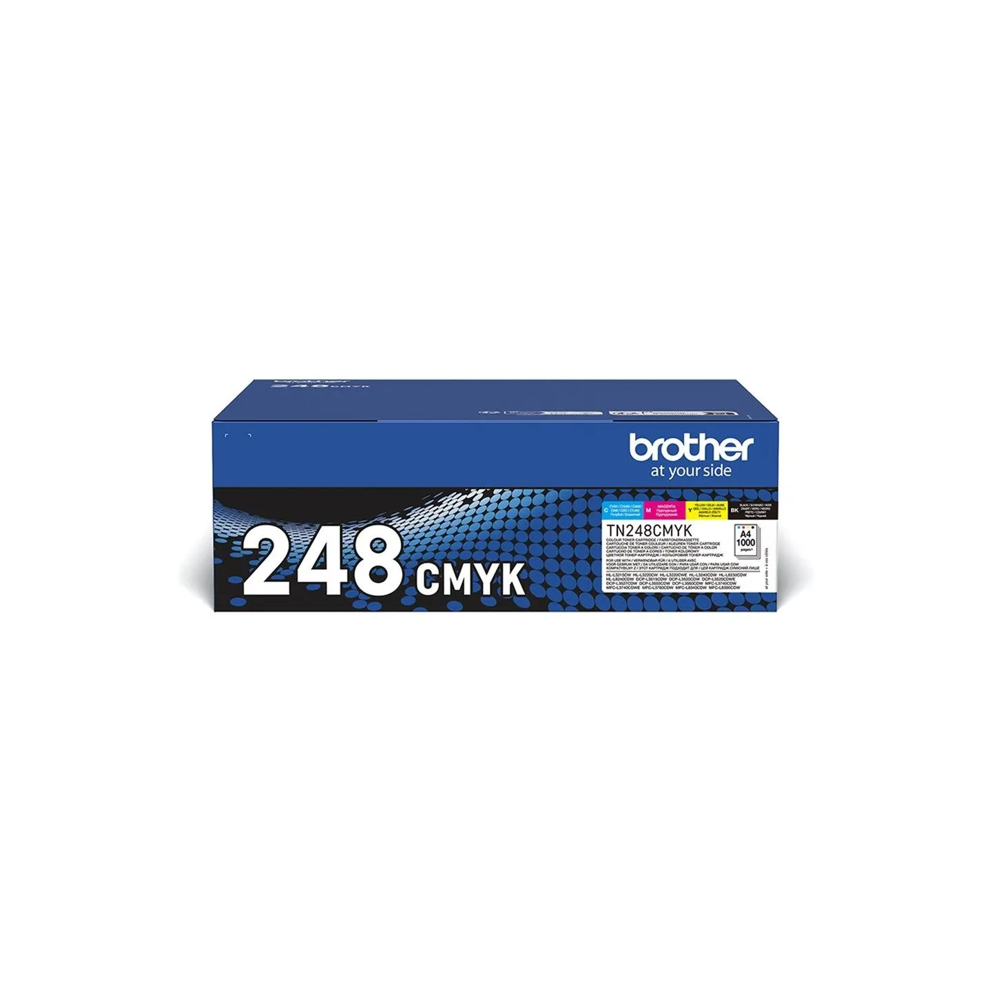 Brother TN248VAL TONER PACK BLACK+CMY 1000P