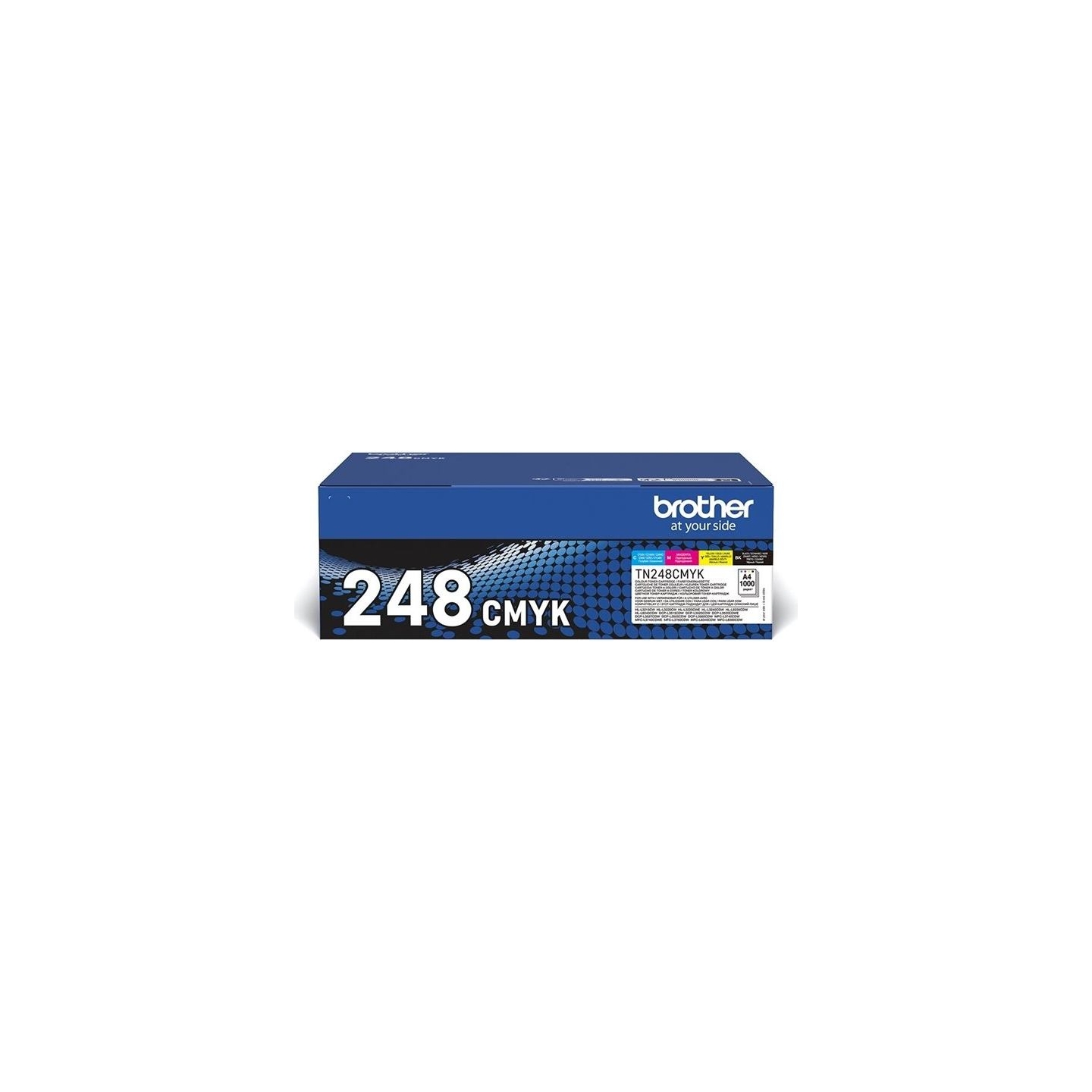 Brother TN248VAL TONER PACK BLACK+CMY 1000P