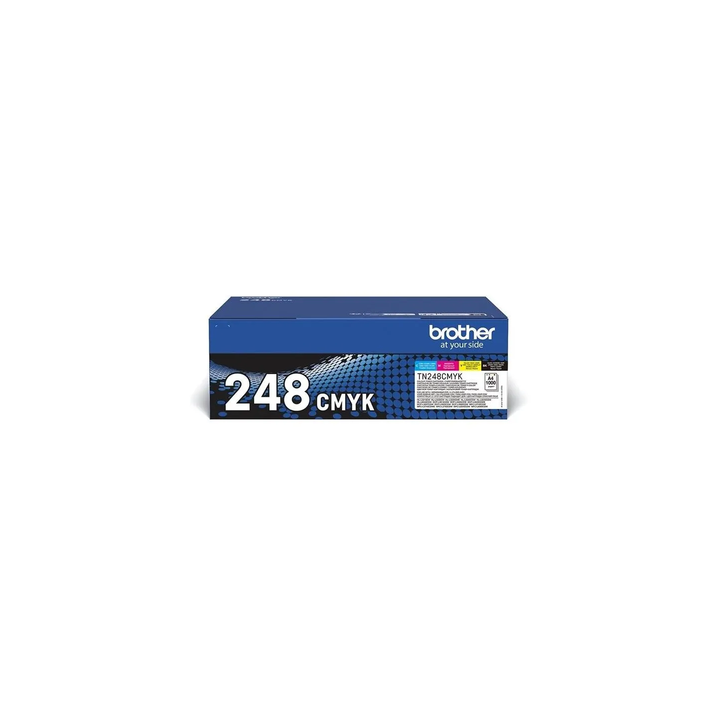 Brother TN248VAL TONER PACK BLACK+CMY 1000P