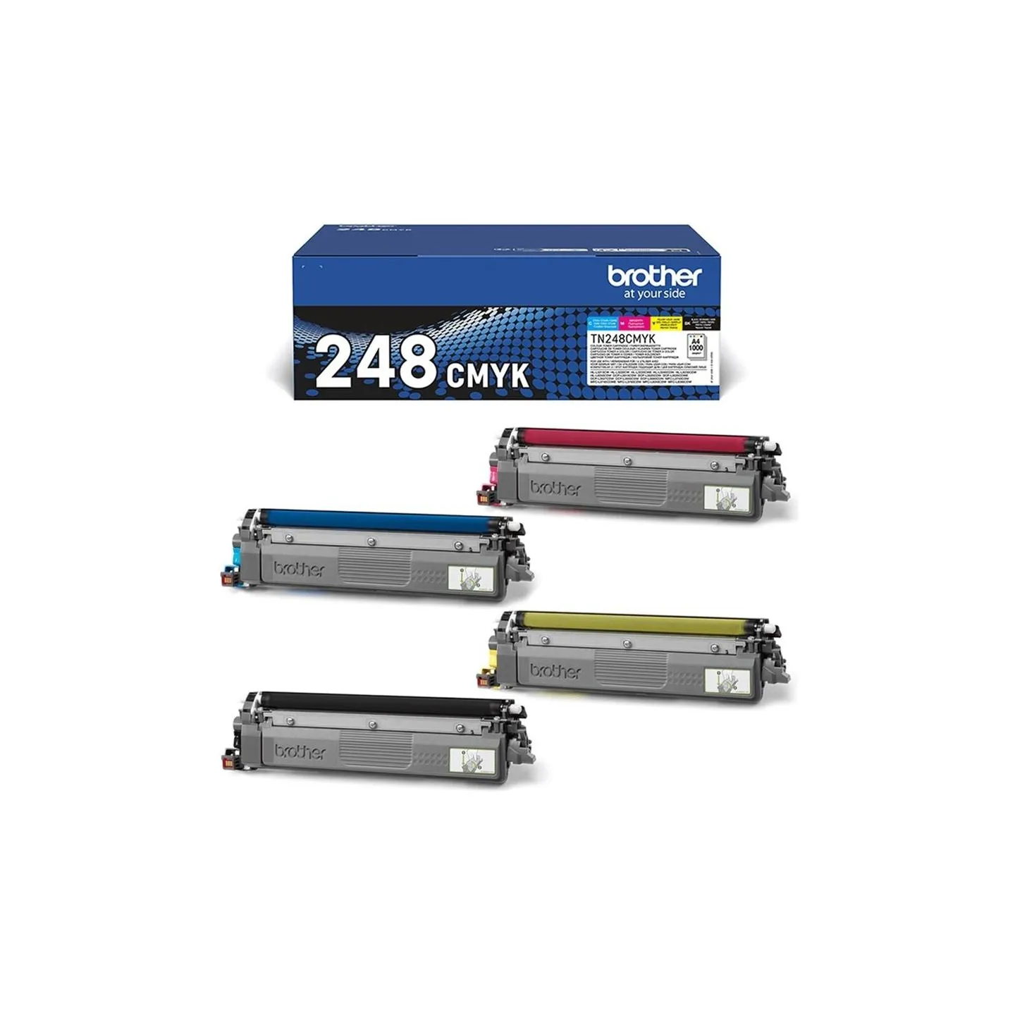 Brother TN248VAL TONER PACK BLACK+CMY 1000P