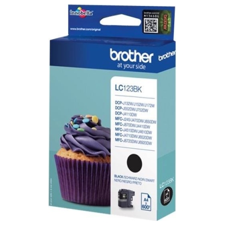 Brother LC-123BK TONER BLACK 600P