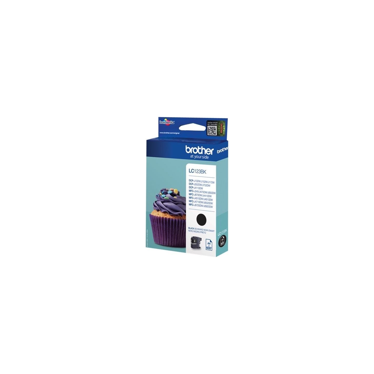 Brother LC-123BK TONER BLACK 600P