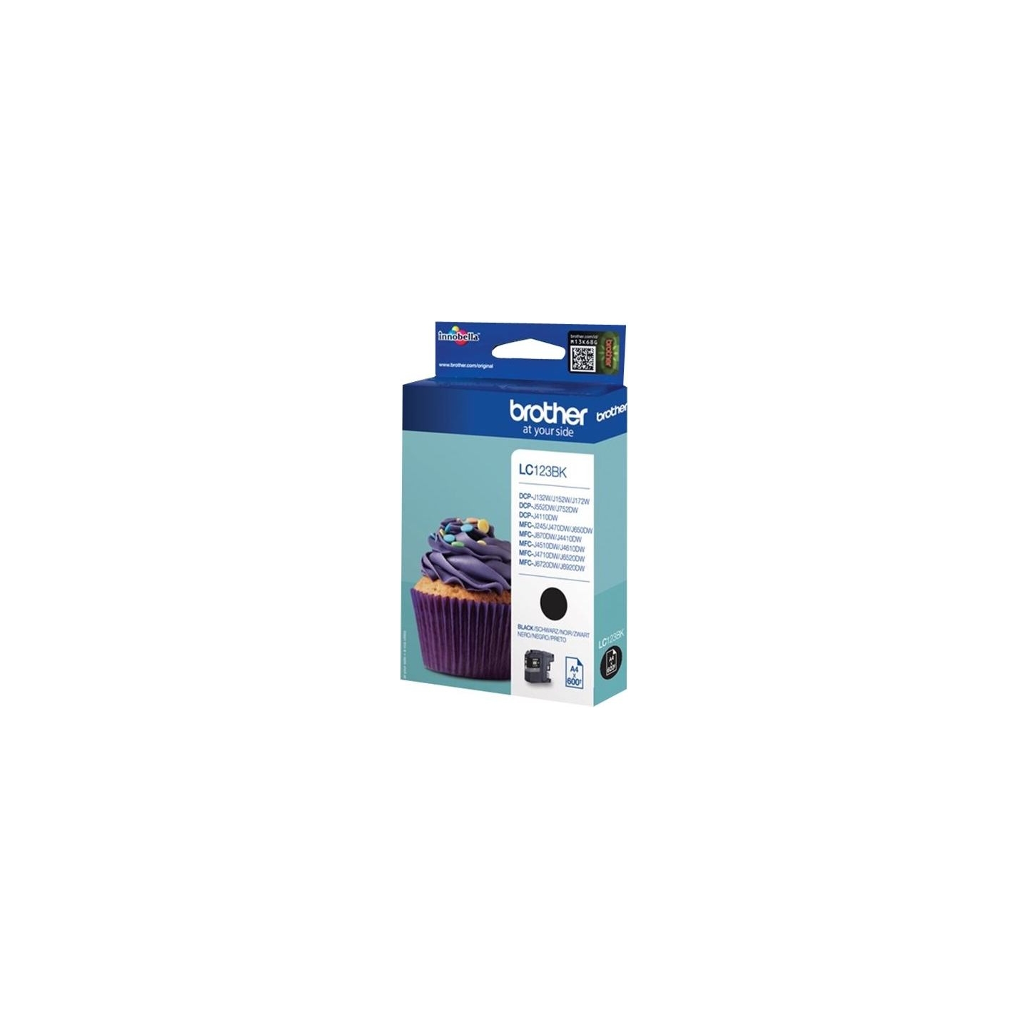 Brother LC-123BK TONER BLACK 600P