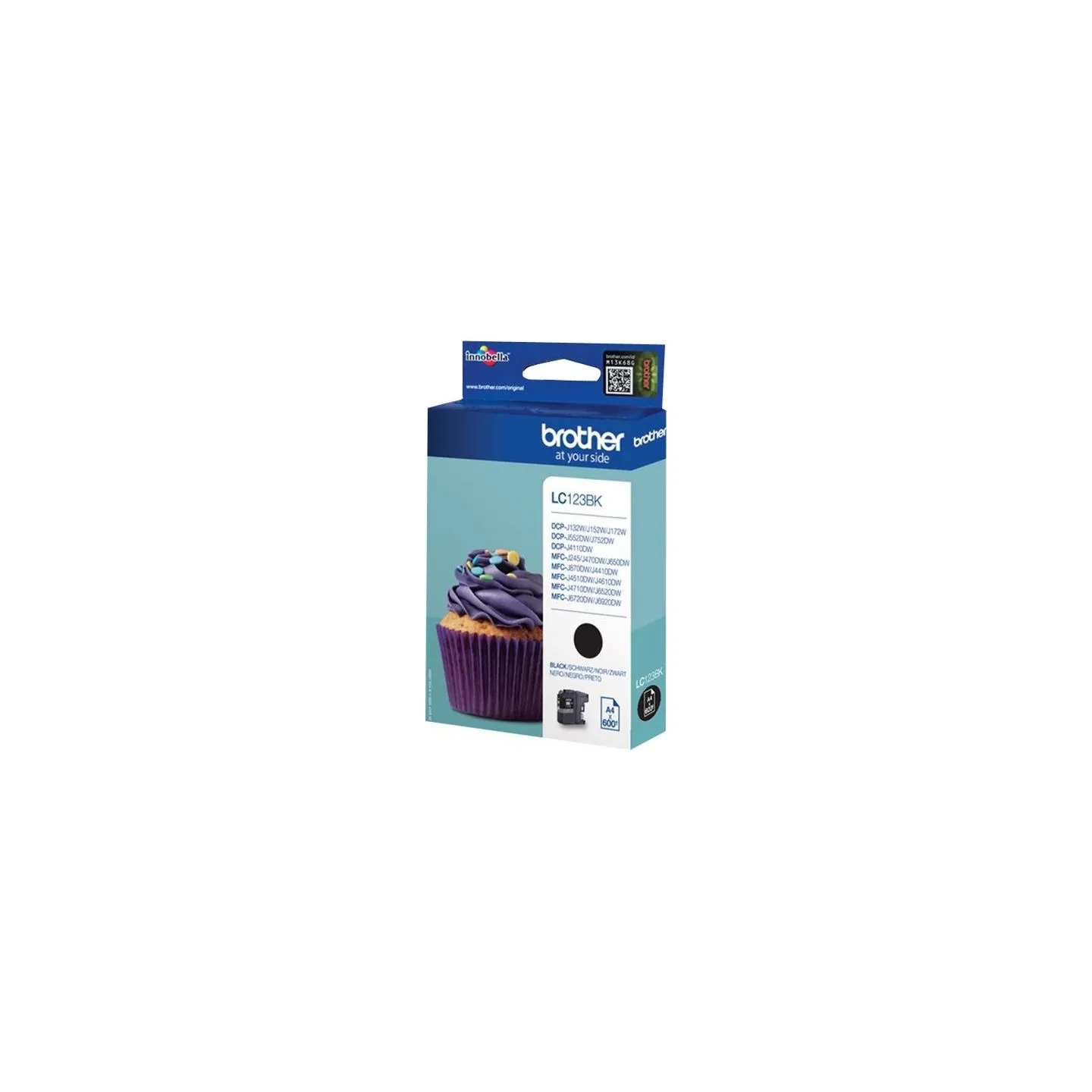 Brother LC-123BK TONER BLACK 600P