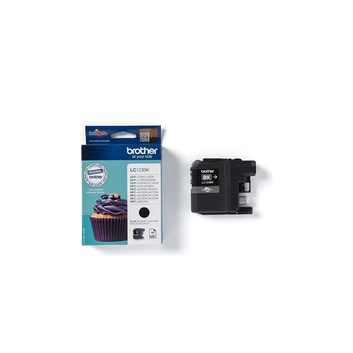 Brother LC-123BK TONER BLACK 600P
