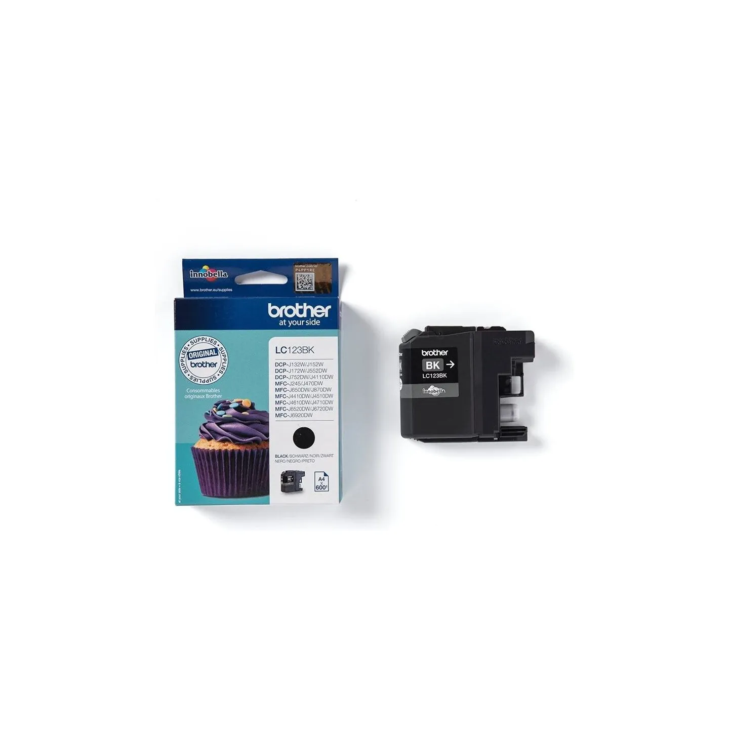 Brother LC-123BK TONER BLACK 600P