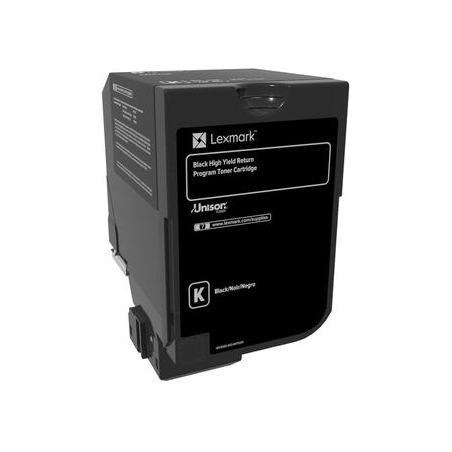Lexmark 20K Black Return Program Toner Cartridge (CS720, CS725) | Lexmark Black
