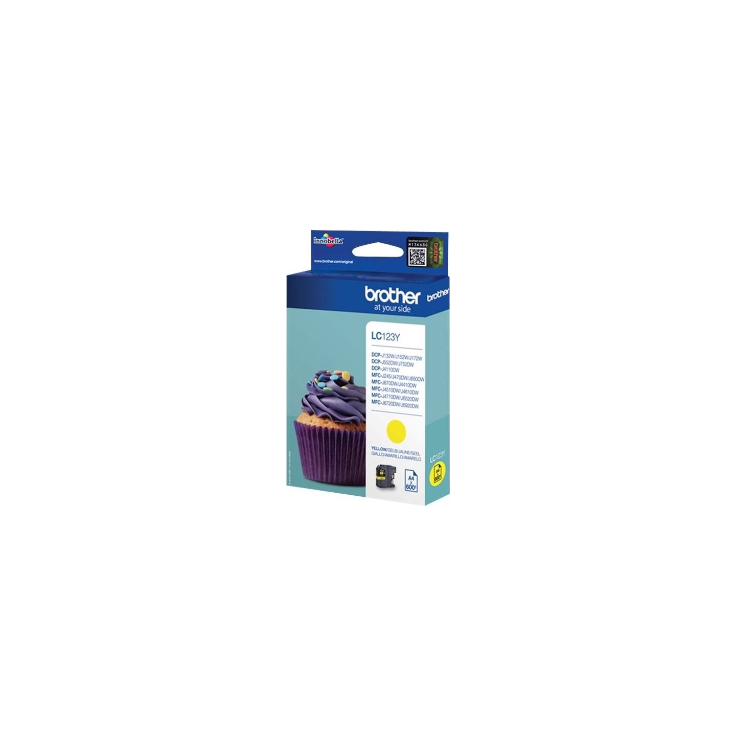 Brother LC-123Y TONER YELLOW 600P