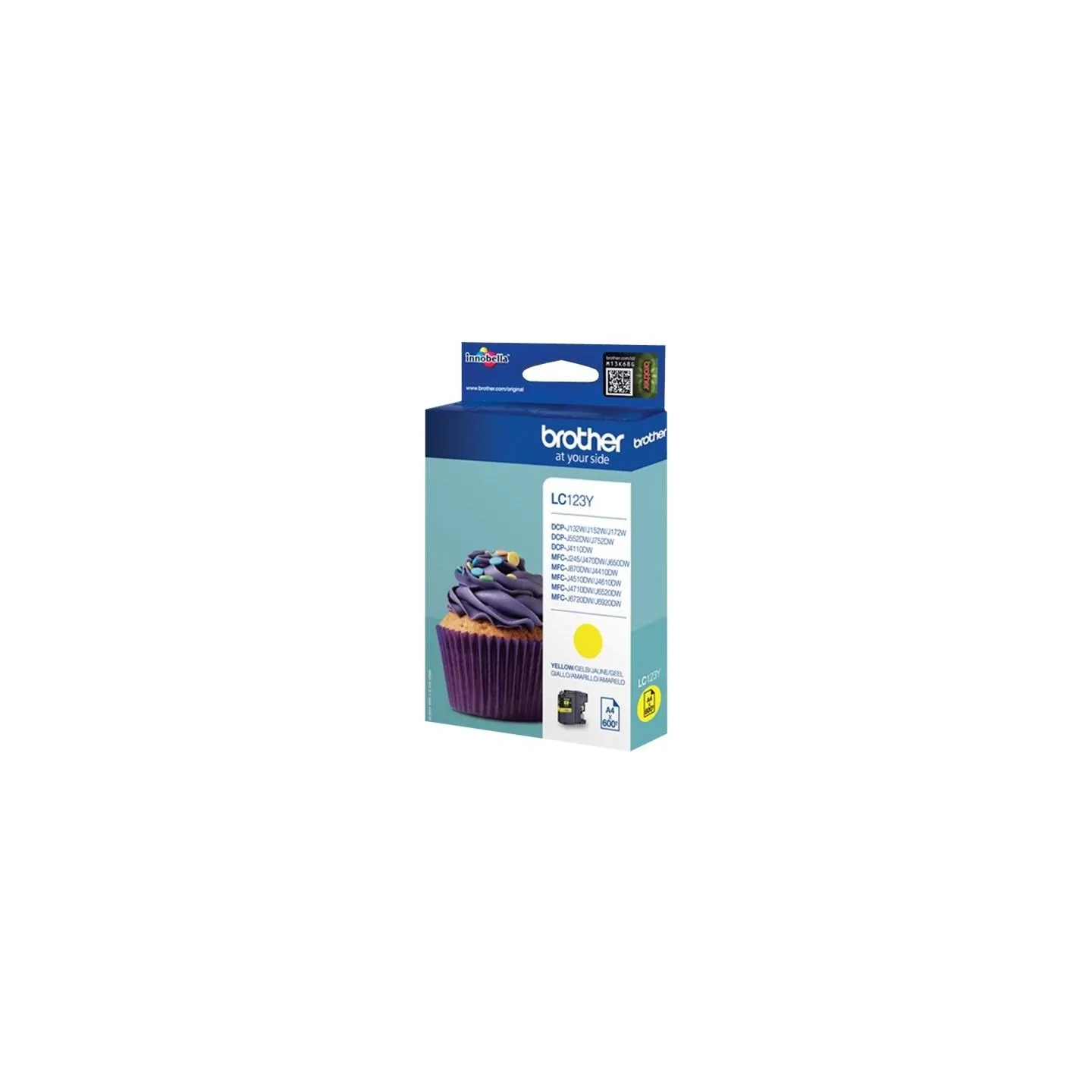 Brother LC-123Y TONER YELLOW 600P