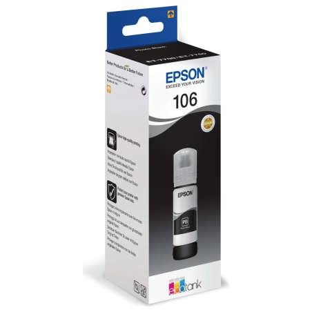 Epson Ecotank Photo | 106 | Ink Bottle | Black