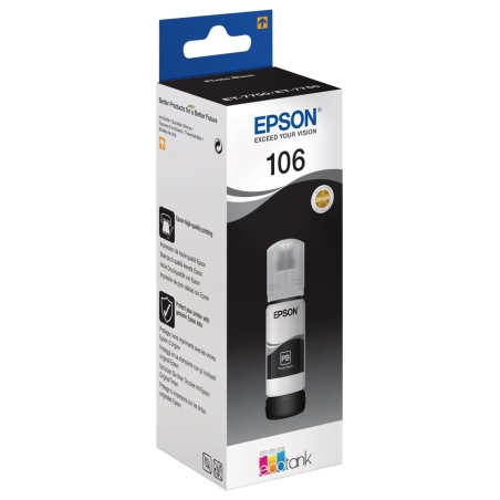 Epson Ecotank Photo | 106 | Ink Bottle | Black