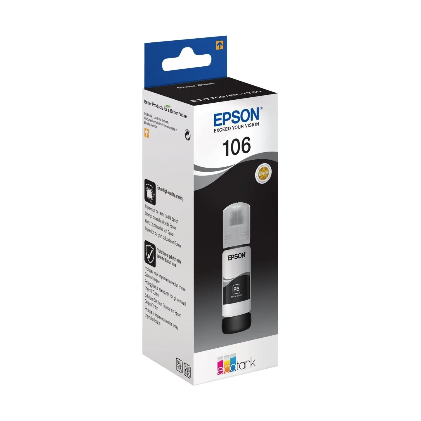 Epson Ecotank Photo | 106 | Ink Bottle | Black