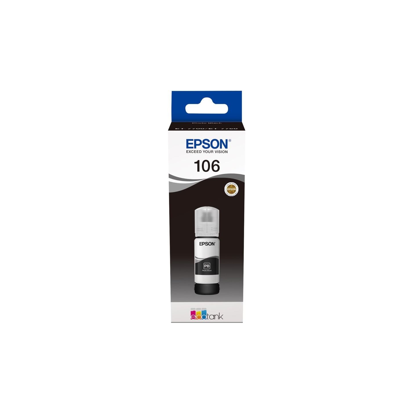 Epson Ecotank Photo | 106 | Ink Bottle | Black