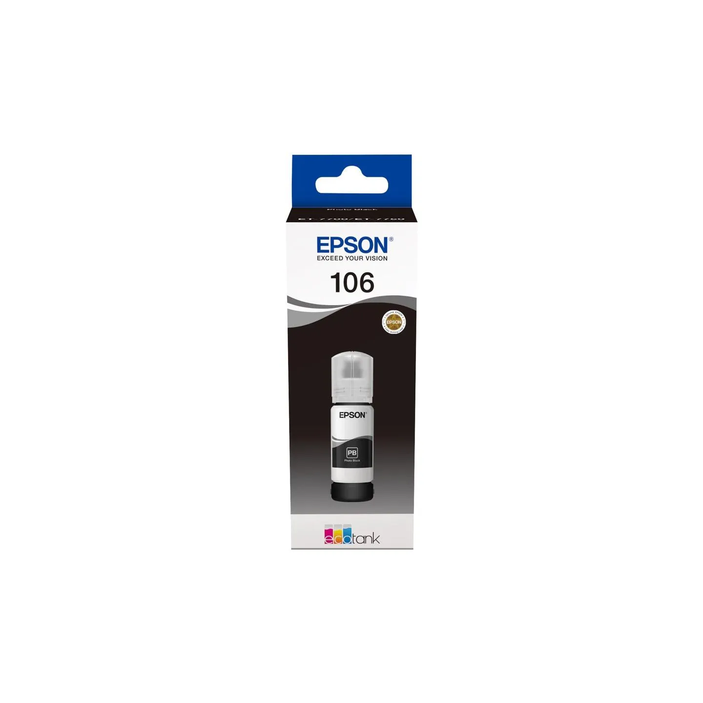 Epson Ecotank Photo | 106 | Ink Bottle | Black