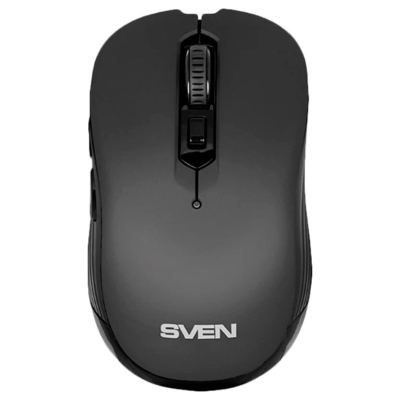 Sven Wireless mouse RX-560SW black (silent bt. 5+1bt. 800-1600DPI, Soft Touch, blister)