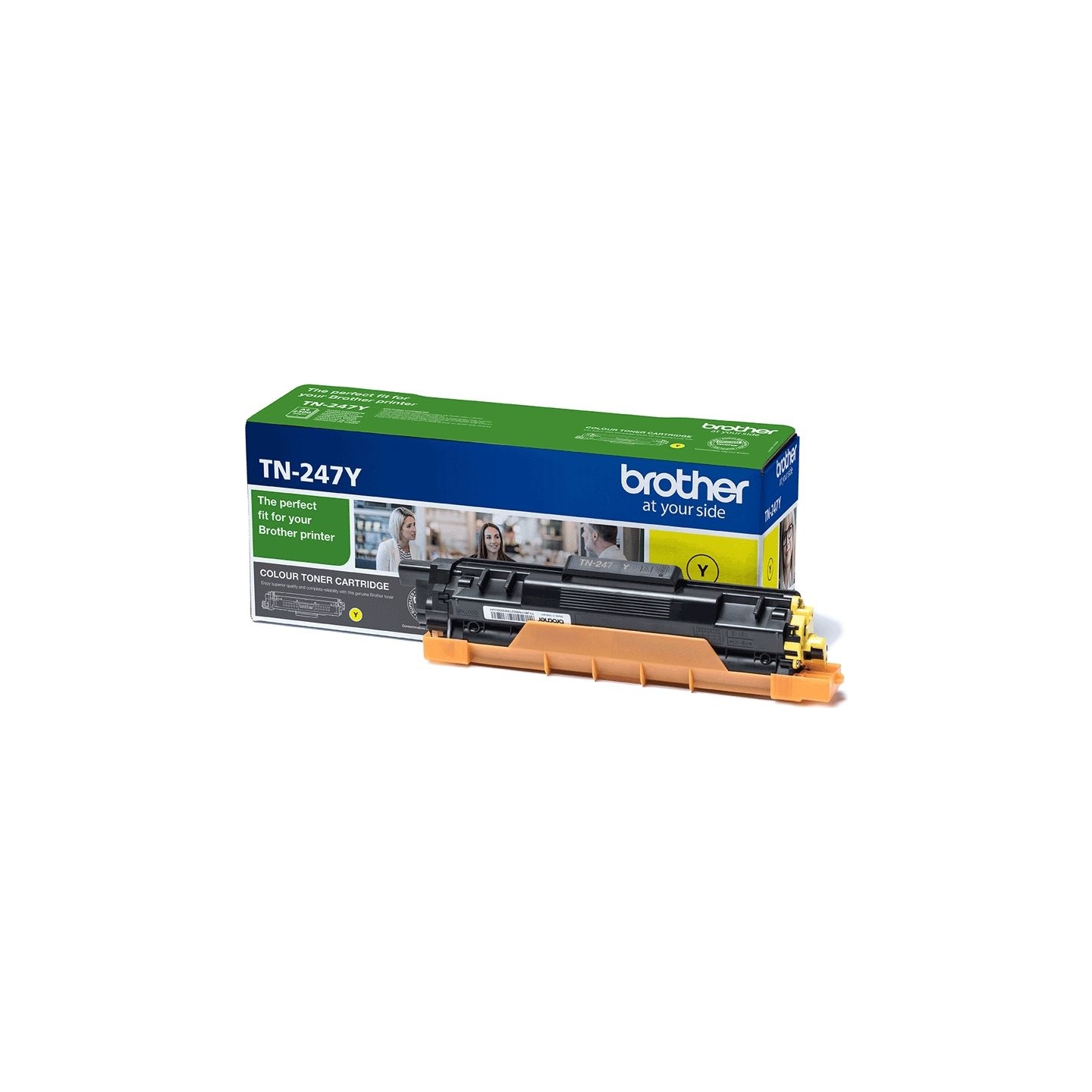 Brother TN-247C YELLOW TONER CARTRIDGE, YIELD 2,300 PAGES