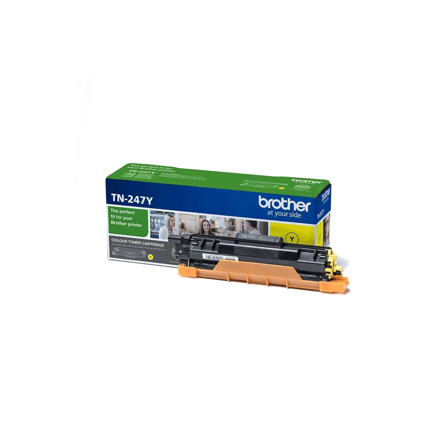 Brother TN-247C YELLOW TONER CARTRIDGE, YIELD 2,300 PAGES