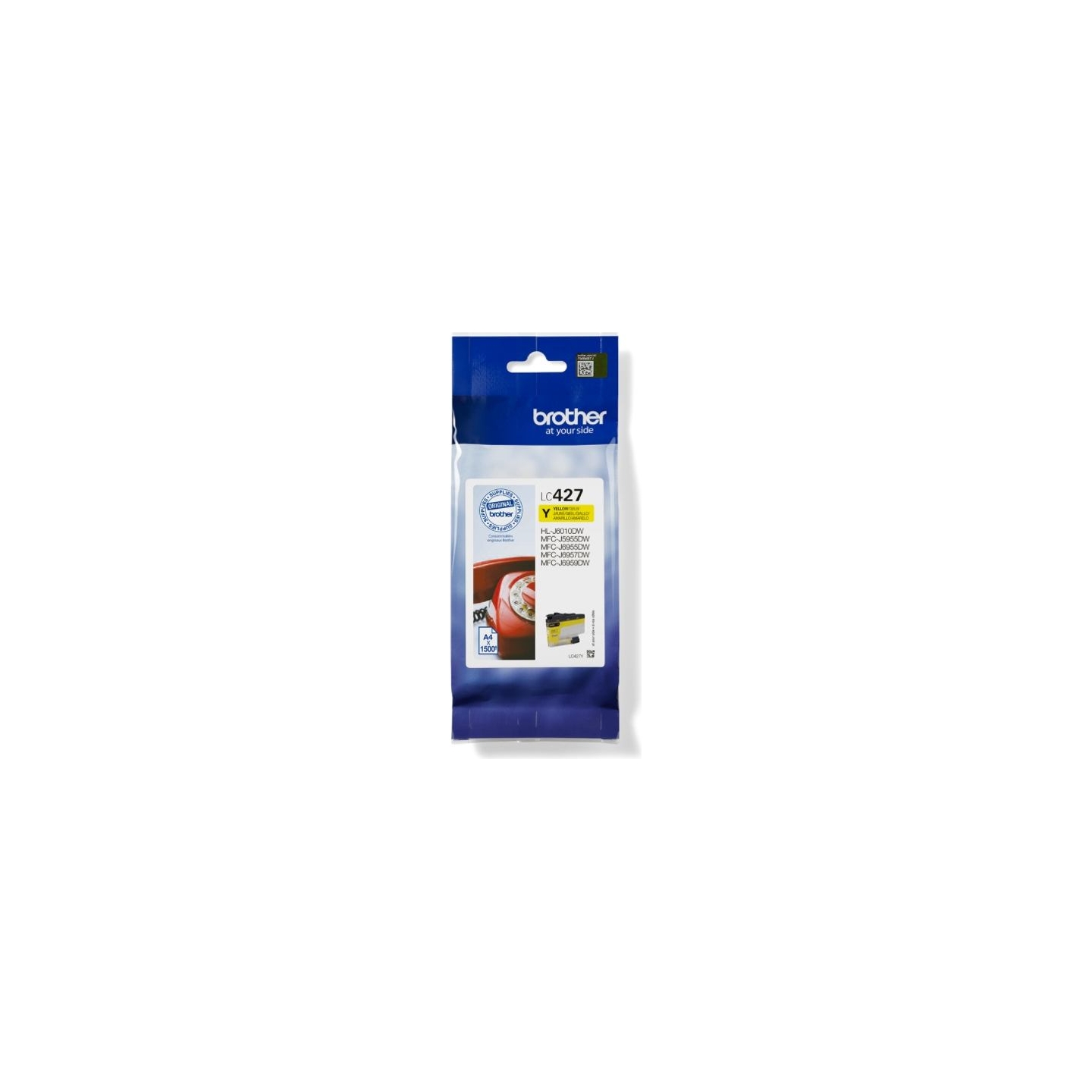 Brother LC427Y YELLOW, 1,500 PAGES