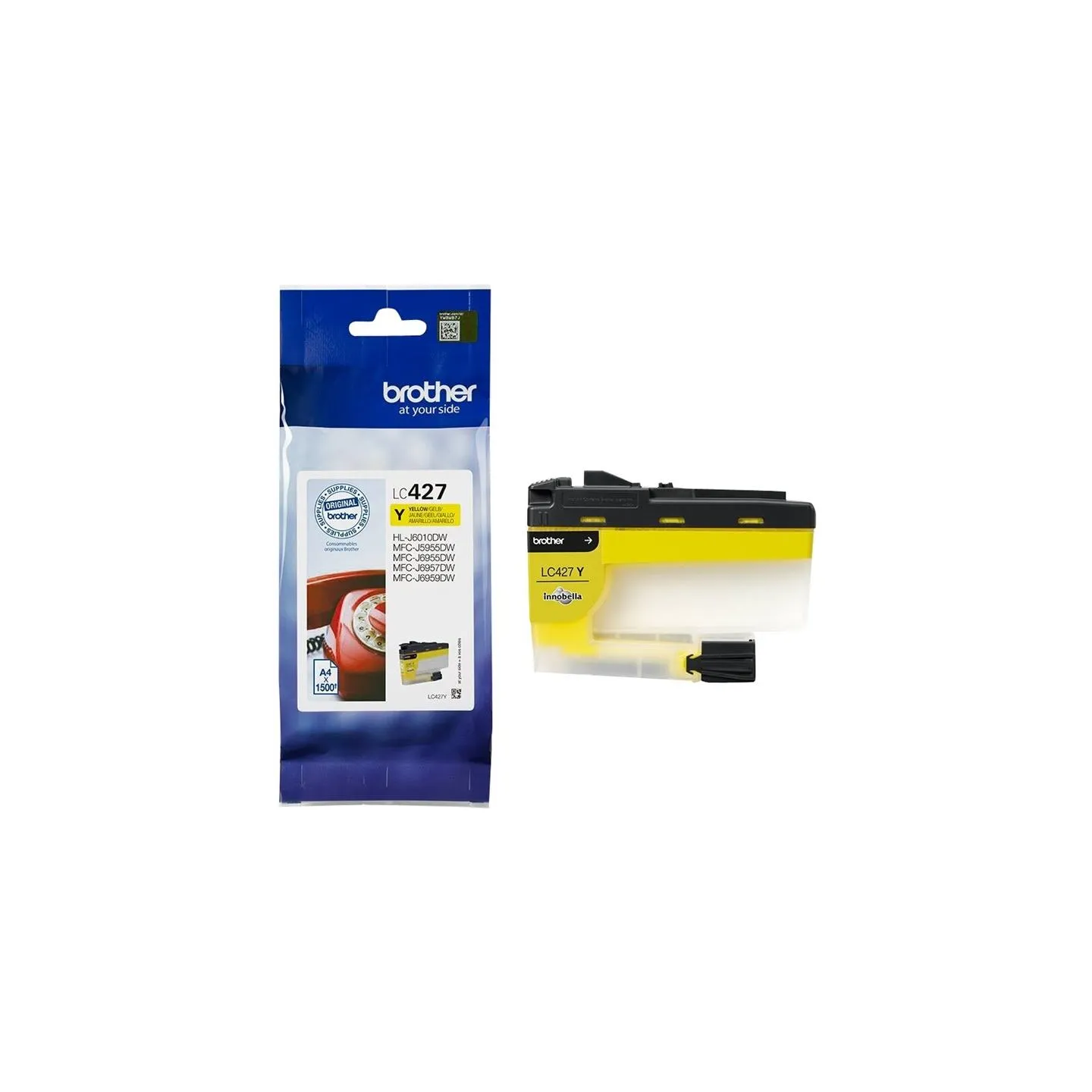 Brother LC427Y YELLOW, 1,500 PAGES