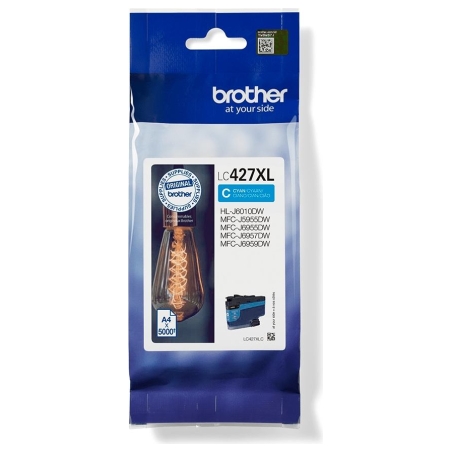 Brother LC427XLC Cyan Ink