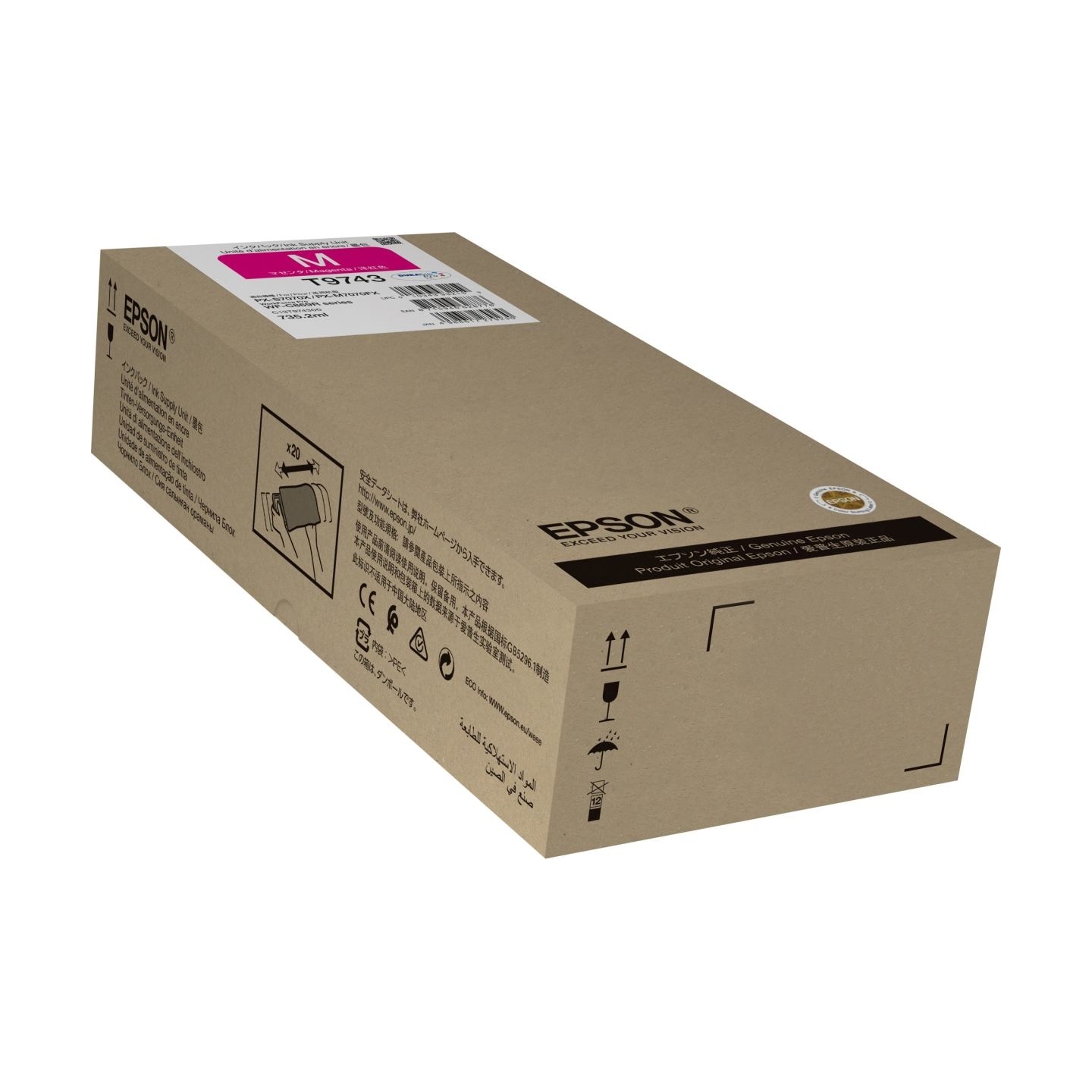 Epson WF-C869R Magenta XXL Ink WorkForce Pro T97430N | Epson C13T97430N | Epson T9743 - XXL size - magenta - original - ink cart