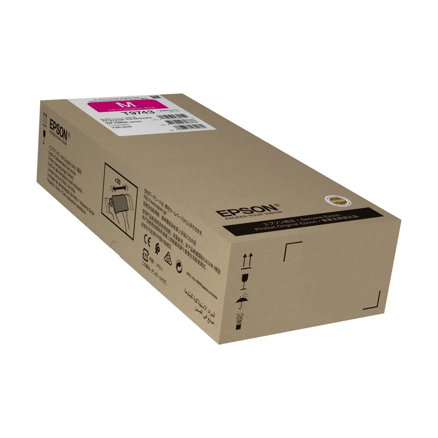 Epson WF-C869R Magenta XXL Ink WorkForce Pro T97430N | Epson C13T97430N | Epson T9743 - XXL size - magenta - original - ink cart