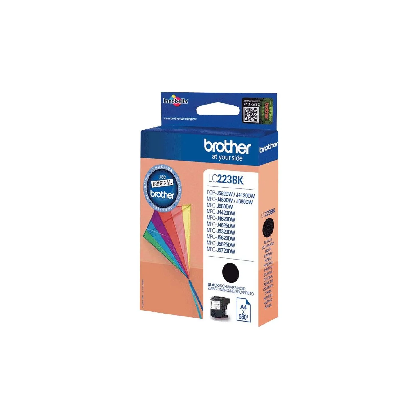 Brother LC-223BK TONER BLACK 550P
