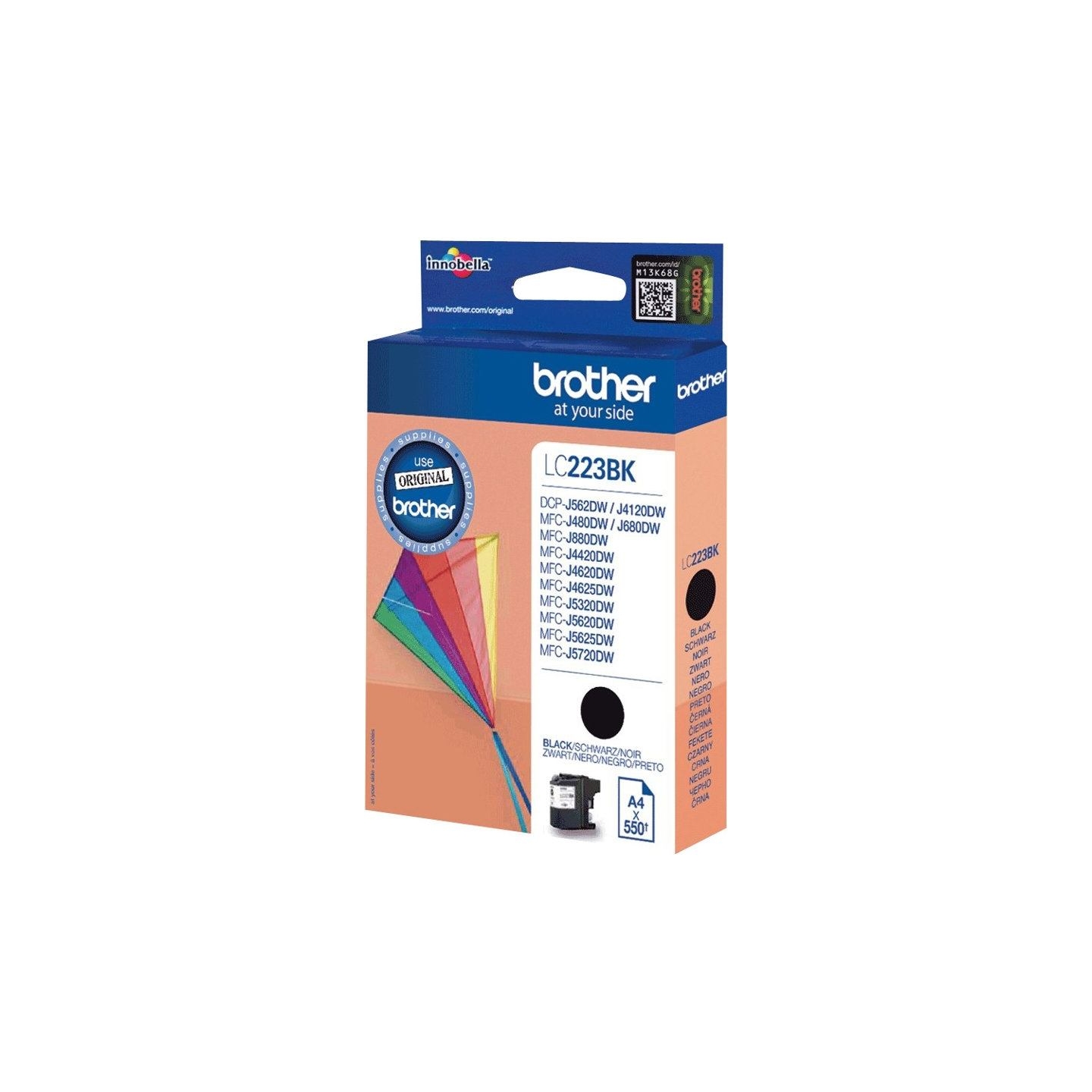 Brother LC223BK ink black 550pages