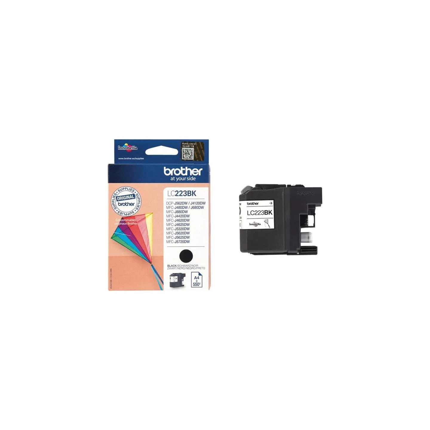 Brother LC223BK ink black 550pages