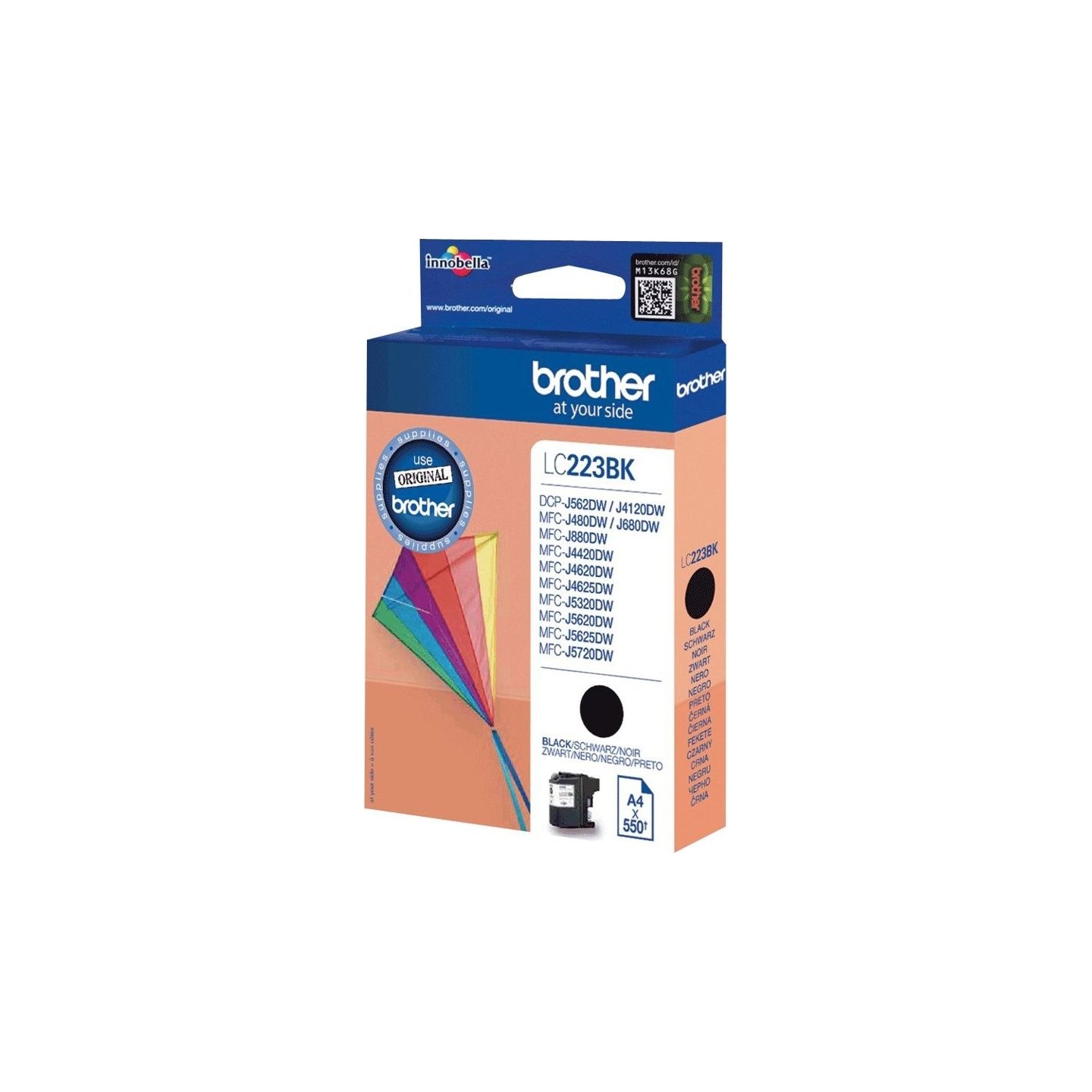 Brother LC223BK ink black 550pages