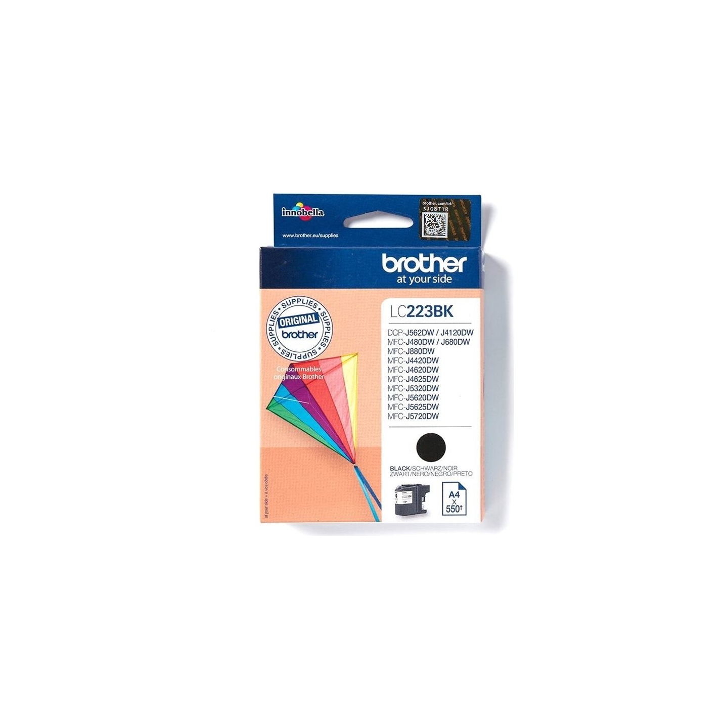 Brother LC223BK ink black 550pages