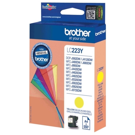 Brother LC-223Y TONER YELLOW 550P