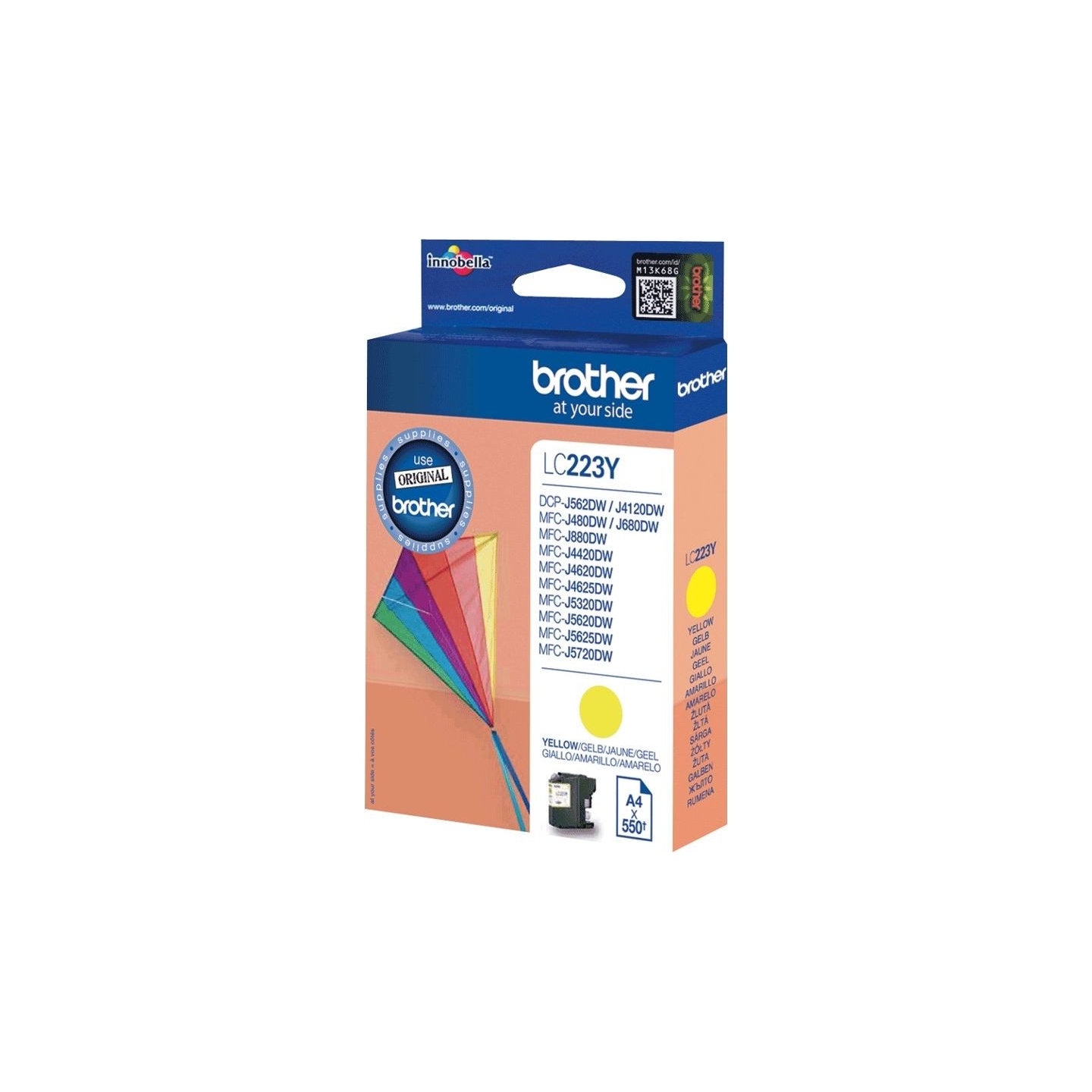 Brother LC-223Y TONER YELLOW 550P
