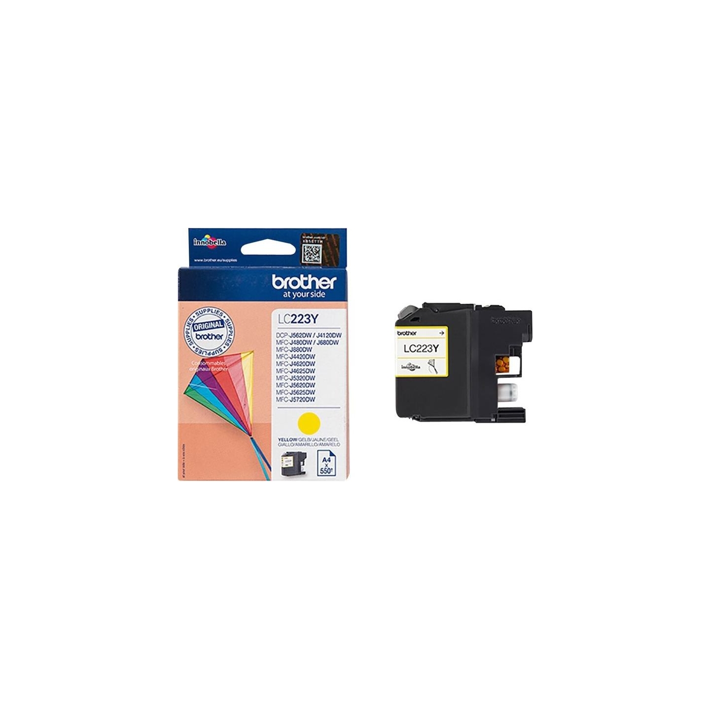 Brother LC223Y ink yellow 550pages