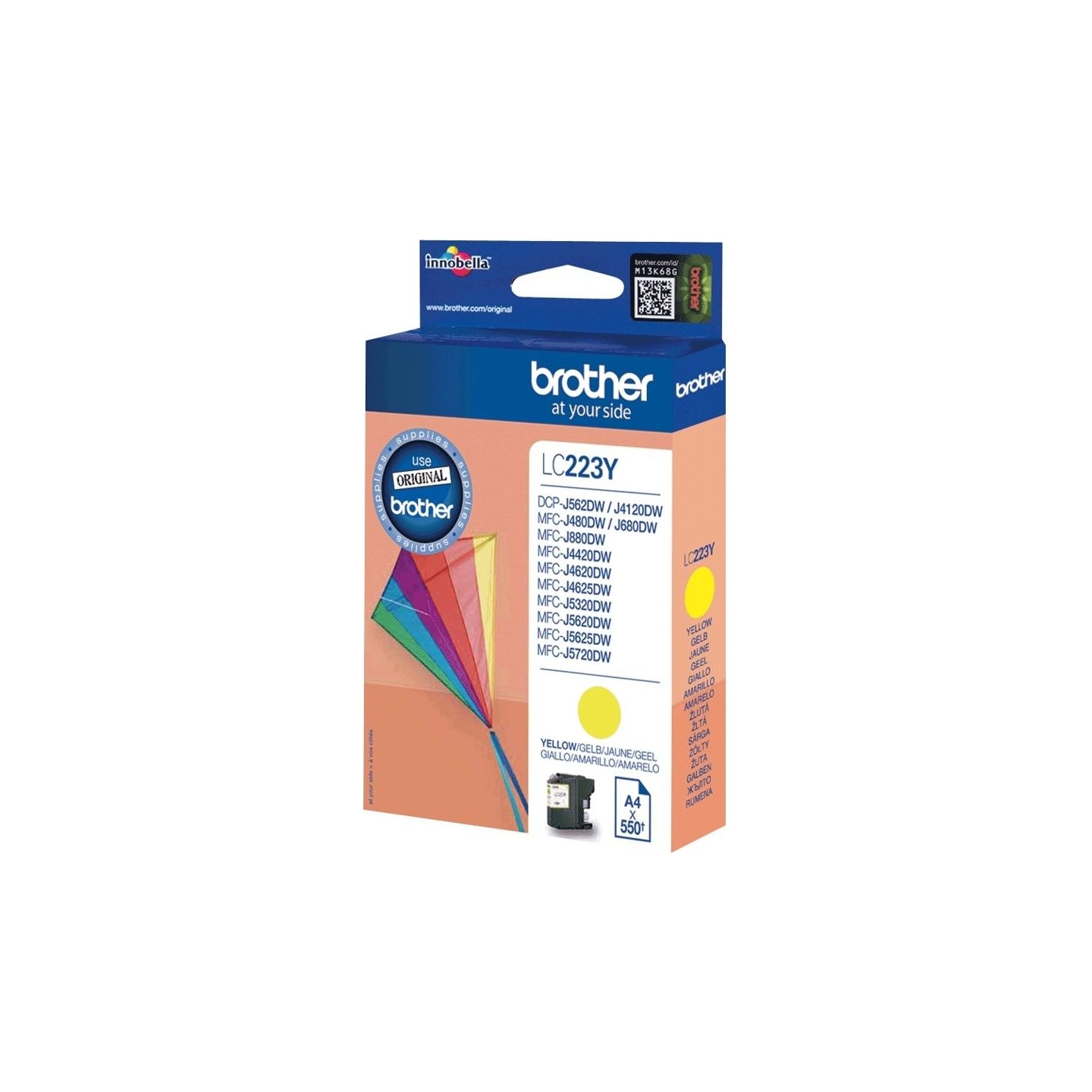 Brother LC-223Y TONER YELLOW 550P