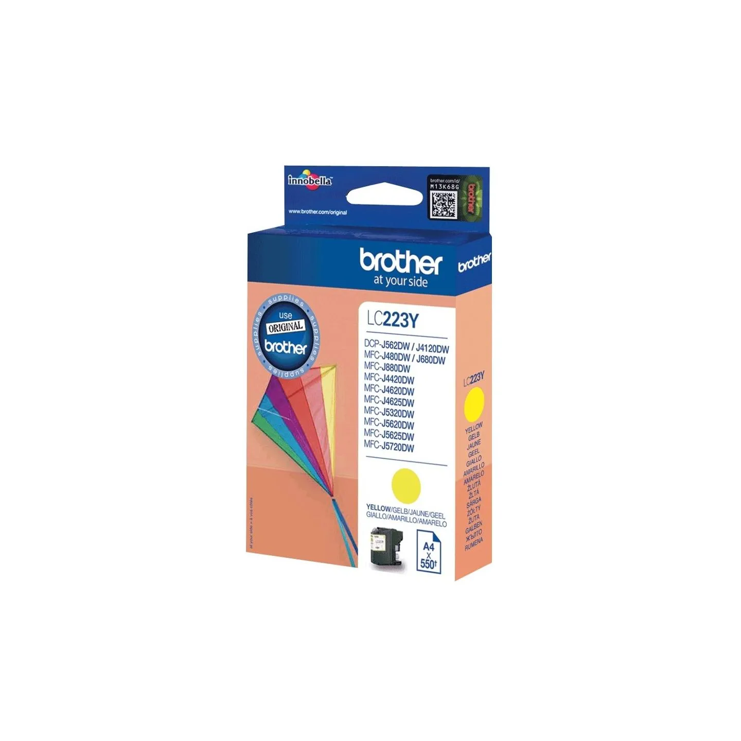 Brother LC-223Y TONER YELLOW 550P