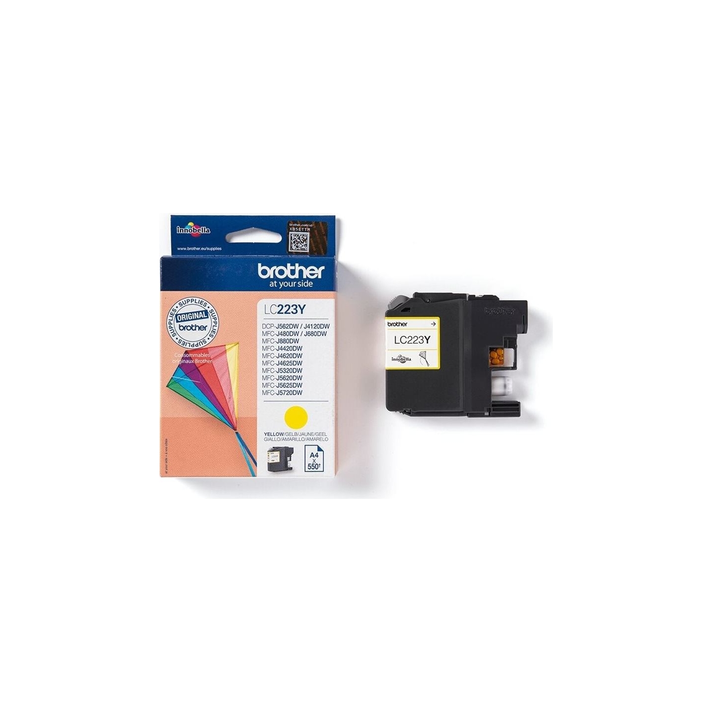 Brother LC223Y ink yellow 550pages