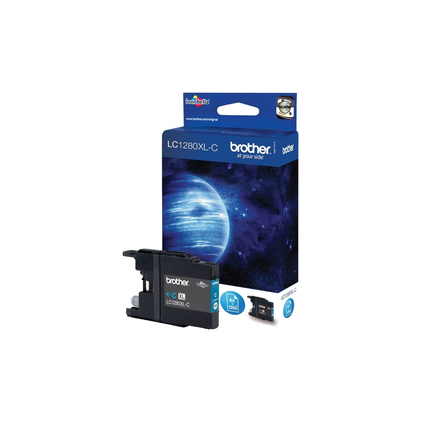 Brother LC-1280XL-C TONER HIGH CYAN 1200